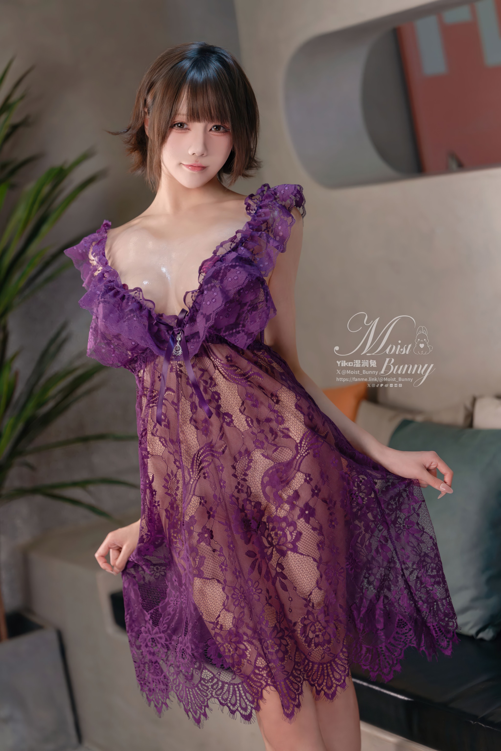 图片[1]-咬一口兔娘 – NO.268 (Yiko湿润兔) 2026年1月月票特典 睡意朦胧[32P]-XikXak
